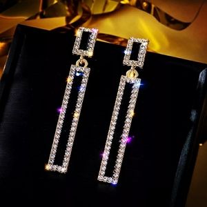 Black and Silver Earrings